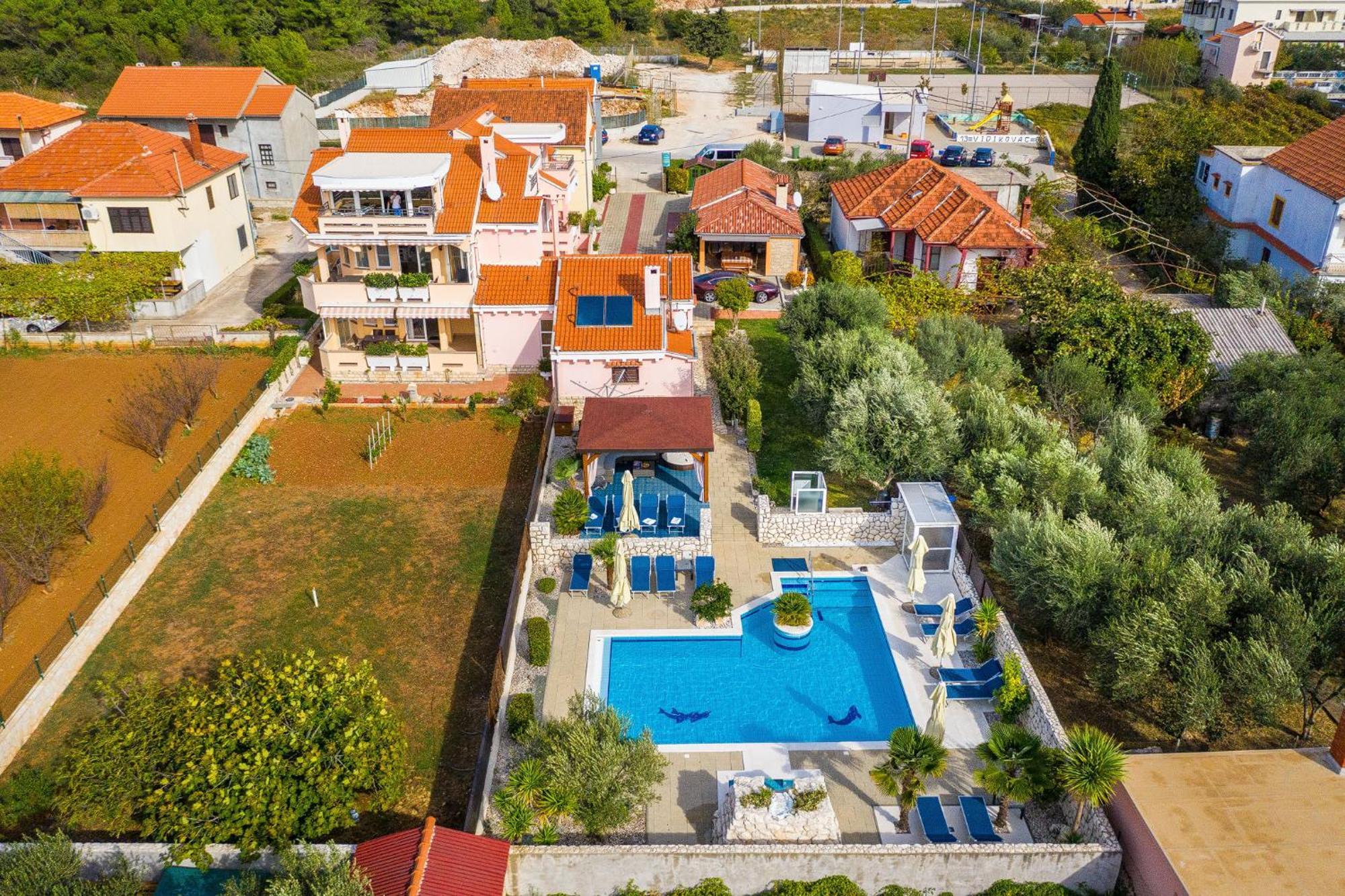 Villa Dalmatina Zadar Bagian luar foto